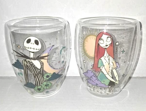 Disney The Nightmare Before Christmas Jack und Sally Stiellose Gläser | 2er Set - Bild 1 von 7