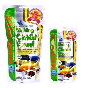 Hikari Cichlid Excel Sinking Mini Pellets Fish Food Spirulina Aquarium Tank - Picture 1 of 9