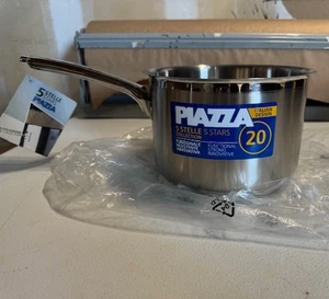 Piazza 5 Star Collection Stainless Steel Sauce Pan, 20 cm / 4.3 Qt - Picture 1 of 6