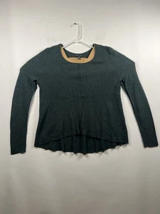 Eileen Fisher 100% Merinowolle grün Boxy Pullover Pop Over weich & kuschelig - Bild 1 von 8