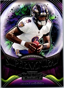 2021 Panini Contenders #SN-LJA Lamar Jackson Supernatural - Picture 1 of 2