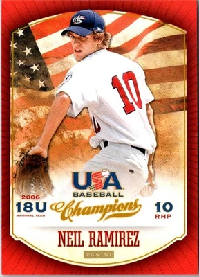2013 Panini USA Champions Neil Ramirez #53 USA Baseball Card - Image 1 of 2