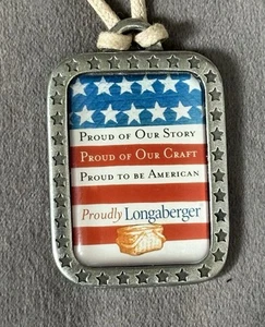 Longaberger Tie On Americana Proud To Be American Proudly - Picture 1 of 2