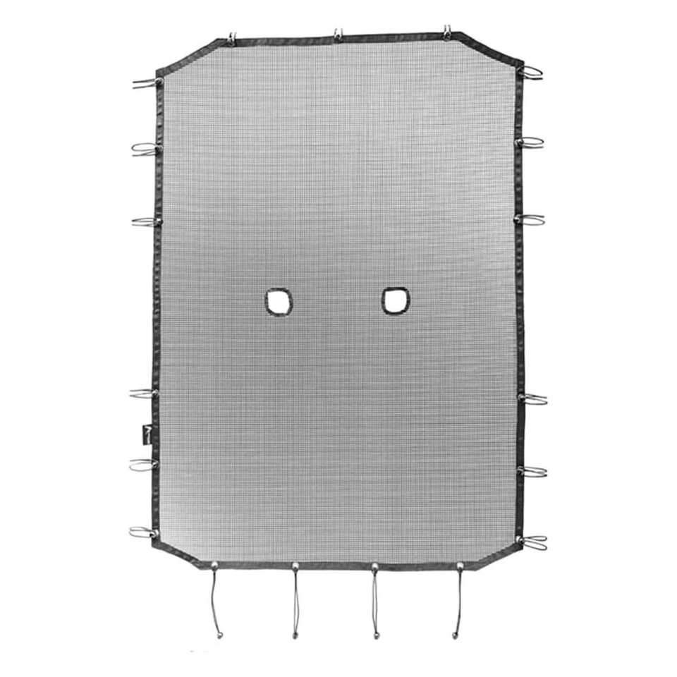 For Jeep Wrangler JK 2018 Rampage 90525 Black Mesh Shade Top Foto 1 de 2