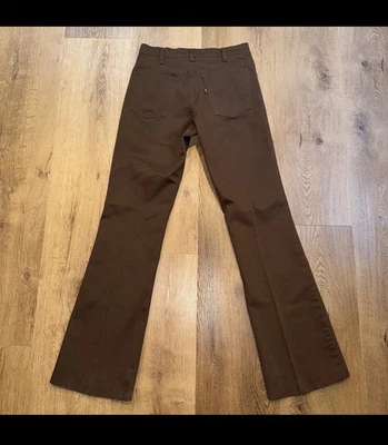 Pantalones Levis De Colección Para Hombre 30 32 Pierna Acampanada Disco Mod Sta Prest Levi's Años 60 Años 70 Foto 1 de 4