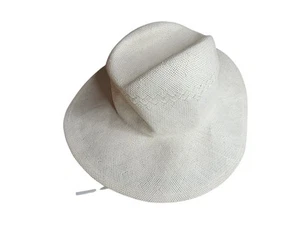 NWOT New VINCE Fedora Packable Straw Hat L XL $155 - Picture 1 of 5
