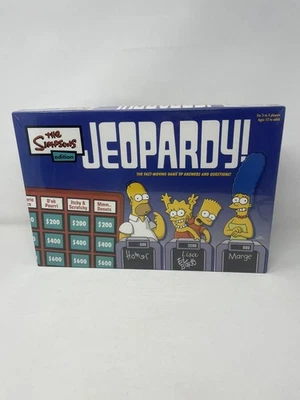The Simpsons Edition Jeopardy Board Game | Pressman Games | Brand New Sealed - Image 1 of 4