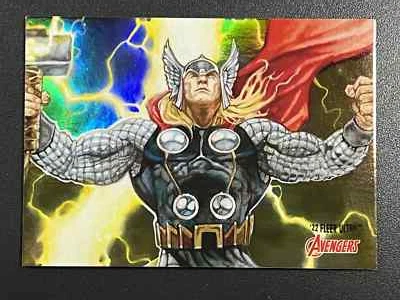 2022 Fleer Ultra Avengers Puzzle Piece Thor 3 of 9 Card - Image 1 of 2