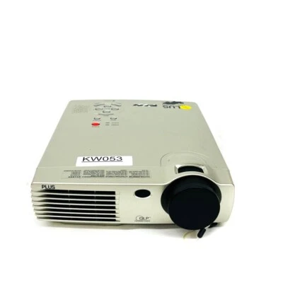 Plus Vision U2-1200 Data Projector 2000 ANSI Lumen DLP Technology Made in Japan - Image 1 of 4