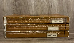 The Adams Papers Vol 1 2 3 Diary & Autobiography of John Adams PB - Picture 1 of 5