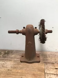 Vintage kleine Tischschleifmaschine Art Deco Design Abor Riemenscheibe Riemenantrieb ( Teile/Fix) - Bild 1 von 8