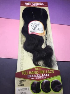 ZURY_BRAZILIAN FREE-PARTING_CLOSURE_STRAIGHT_12"_#NATURAL - Picture 1 of 3