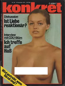 Politisches Magazin KONKRET - Nr. 26 - November 1972 / Deutsche Ausgabe - Bild 1 von 2