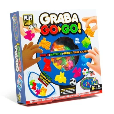 Grab A Go Go Childrens Fast Action Family Memory Match & Counting Board Game - Image 1 of 4