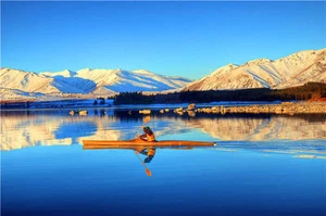 Lake Tekapo New Zealand Rafting 3D Full Wall Mural Photo Wallpaper Vinyl Decal - Picture 1 of 9