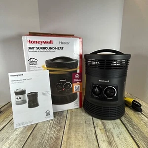 Honeywell 360° Surround Portable Electric Heater With Adjustable Thermostat & Sa - Picture 1 of 12