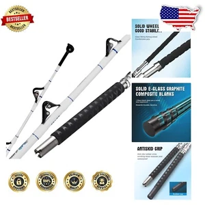 Corrosion-Resistant 6' Heavy Roller Trolling Rod for Extreme Fishing Conditions - Picture 1 of 9