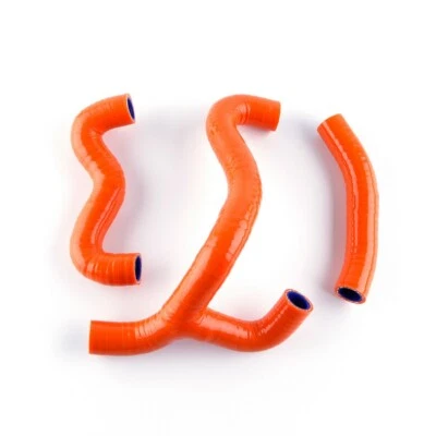 Manguera de refrigerante de radiador de silicona naranja para KTM 50SX 50 SX 2012-2017 Foto 1 de 3