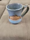 Clay Pen Pottery STEAMBOAT Coffee/Tea Mug Gray Speckled USA 8 OZ