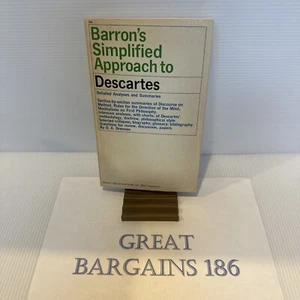 BARRON'S SIMPLIFIED APPROACH TO Descartes By D. A. Dernnem - Picture 1 of 6