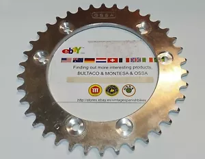 OSSA GRIPPER SPROCKET OSSA GOLD SPROCKET 38T OSSA TR 250 TR 350 OSSA TR80 OSSA - Bild 1 von 5