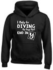 I only go Diving on Days that end in Y Kids Childrens Hooded Top Hoodie