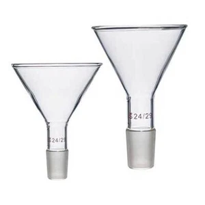 Wholesale 50mm - 150mm Transparent Glass Funnel with Standard Joint for Flask GB - Picture 1 of 10