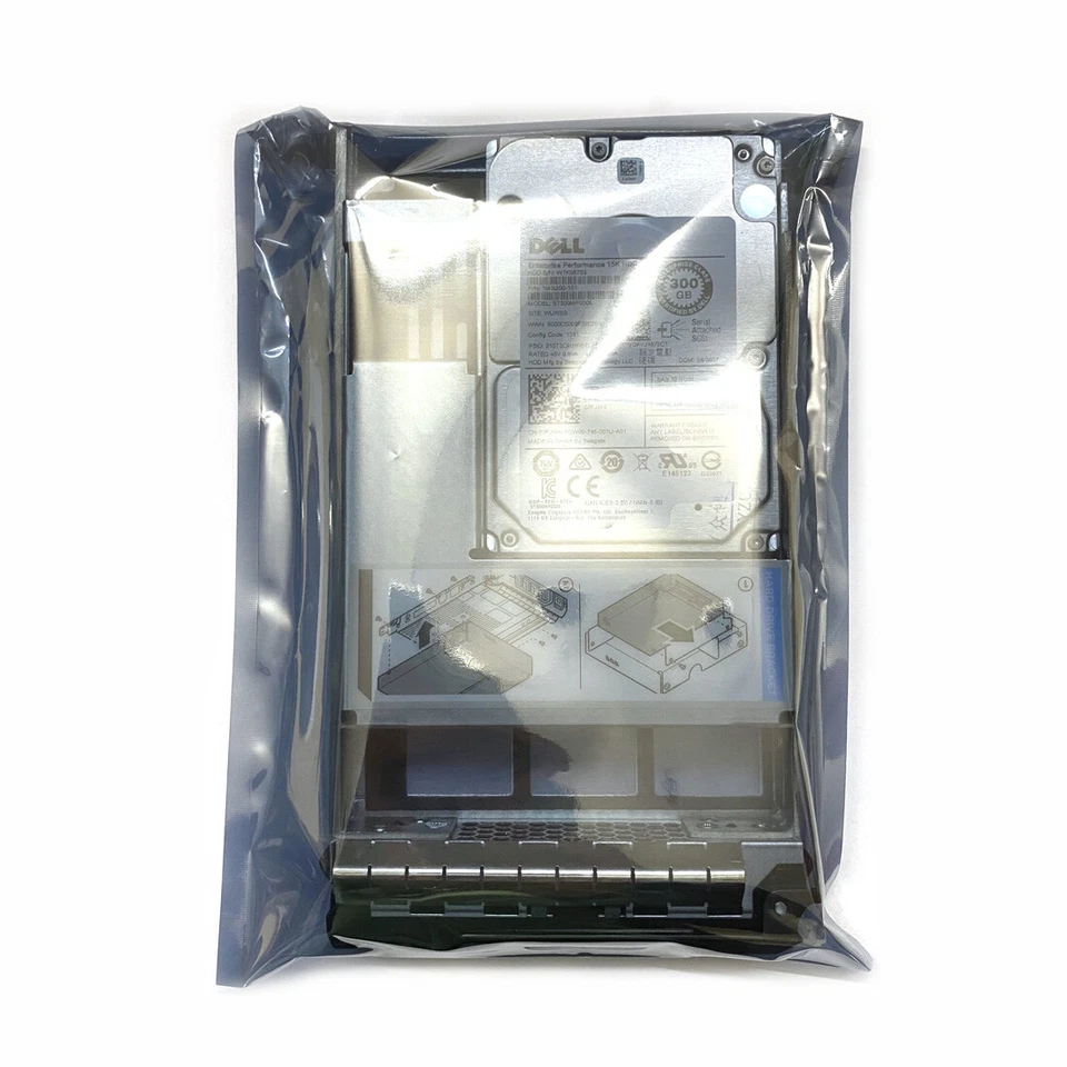 Dell 300GB Internal 15K RPM 2.5'' SAS 12Gbps (7FJW4) Hard Drive