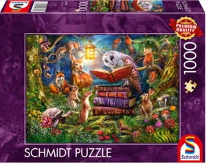 NEW SCHMIDT 1000 PIECE PUZZLE FOREST STORIES AT NIGHT IN STOCK!! In Stock. - Picture 1 of 1