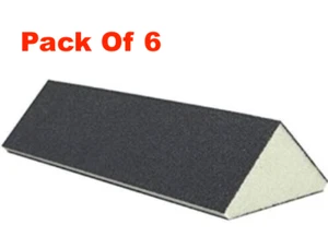 A. Richard Triangular Corner Sanding Sponge, 9" x 2 1/2", Fine Grit Case Of 6 - Picture 1 of 2