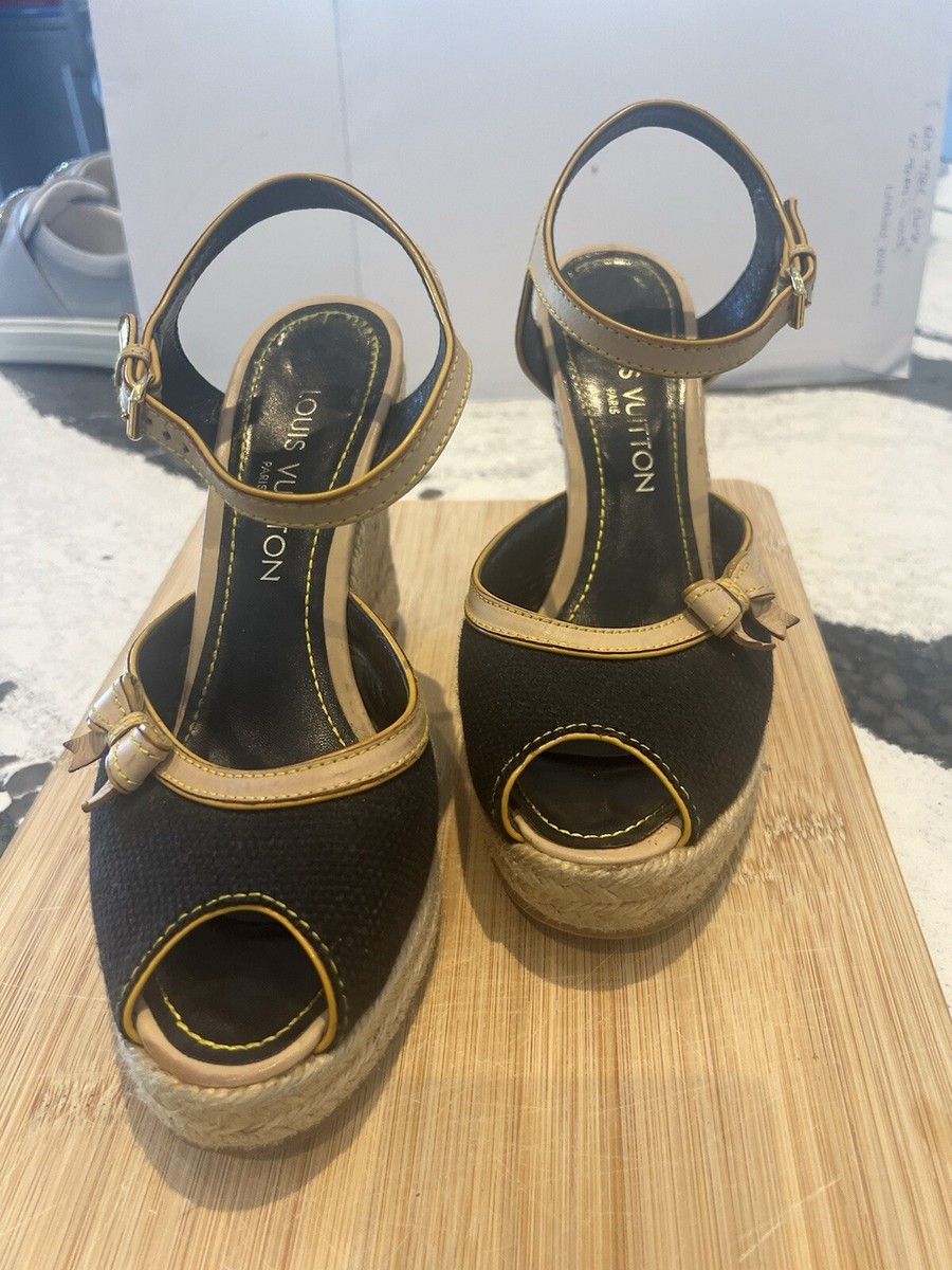 Louis Vuitton Black Sandals for Women for sale | eBay Louis Vuitton Black Sandals for Women for sale | eBay