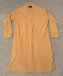 Nili Lotan 100% Cashmere Sweater One Size FLAWS O/S Long Cardigan - Picture 1 of 14