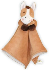 Horse Lovey Baby Security Blanket | Pony Stuffed Plush Animal Blankie | NEW - Picture 1 of 6