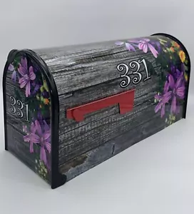 Flowers Custom Mailbox Gift For Dad, Farm Mailbox Gift For Mom - Picture 1 of 21