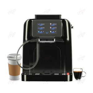 Automatic Espresso Coffee Maker With Bean Grinding Milk Frother 1.5L Water Tank - Picture 1 of 9
