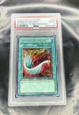 2003 Yugioh Harpie's Feather Duster - SDD-003 - Promo  -PSA 6 - Image 1 of 2