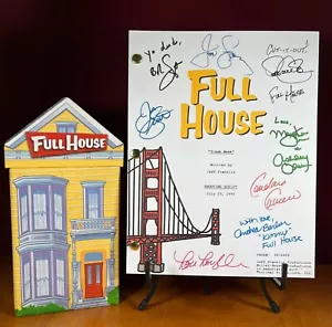 Full House Script Signed- Autograph Reprints- The Tanner Family - Picture 1 of 7