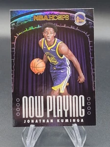 2021-22 Panini NBA Hoops Jonathan Kuminga NOW PLAYING HOLO SP RC #7 Warriors - Picture 1 of 3