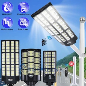 Luz LED Solar Para Exterior Con Sensor De Movimiento Jardin Patio Casa 11000W - Picture 1 of 94