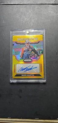 2024-25 Panini Prizm Nascar Mark Martin Scripts Gold Prizm Card 8/10 - Image 1 of 3