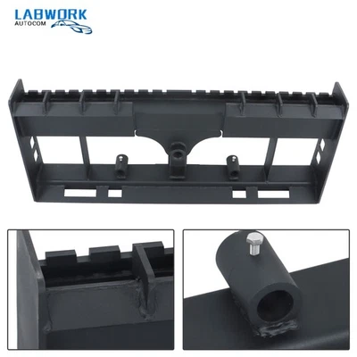 Marco de horquilla de palets con enganche receptor para minicargadora Bobcat Kubota 4000LBS Foto 1 de 4