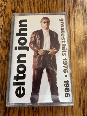 Elton John GREATEST HITS 1976-1986 Cassette Tape - Image 1 of 2