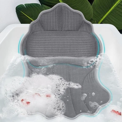 Poemland Bath Pillows for Tub Luxury Bath Pillow Soft 4d Mesh Bathtub Pillow ... - Image 1 of 4