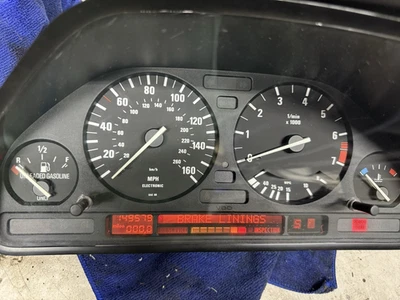 Cuadro de instrumentos velocímetro tablero de instrumentos BMW E32 E34 5 1987-1992 serie 7 probado Foto 1 de 4