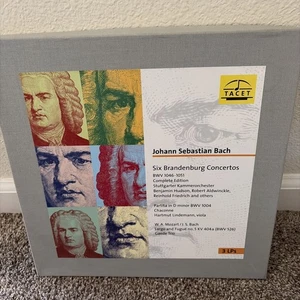 Rare Audiophile 180g 3-LP Tacet Germany Bach 'Brandenburg Concertos' Play Tested - Picture 1 of 3