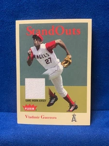 2005 Fleer Tradition Vladimir Guerrero Standout - Piece of Game Worn Jersey - Picture 1 of 2
