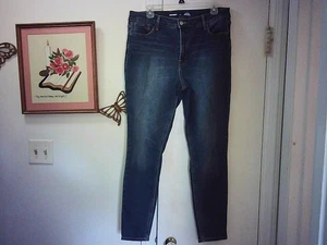 Jeans vaqueros Old Navy Rockstar súper ajustados de tiro alto azules - talla 14 - Imagen 1 de 6