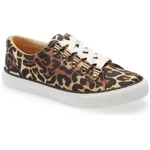 Sneakers Lilly Pulitzer Lux Hallie leopardate stampa animalier metallizzate donna 6,5 M - Foto 1 di 11