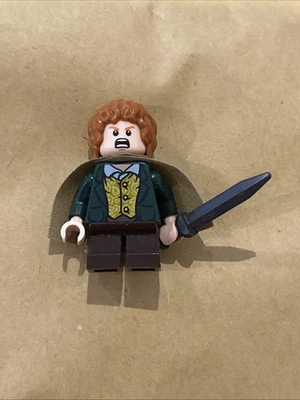 LEGO MERRY BRANDYBUCK hobbit minifigure LOTR/HOBBIT set 9472 figure Xa22 - Image 1 of 4