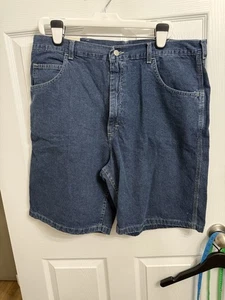 Pantalones Cortos de Trabajo Vintage Wrangler Hero Originales Denim Para Hombre Talla 38 Stock Muerto Nuevo de Lote Antiguo - Imagen 1 de 5
